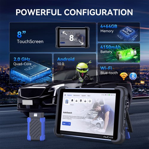 MUCAR 892BT Bidirectional AI OBD2 Diagnostic Scanner Full System Auto Repair Tool