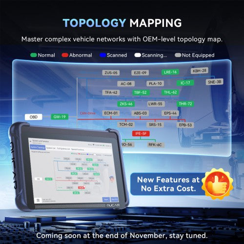MUCAR 892BT Bidirectional AI OBD2 Diagnostic Scanner Full System Auto Repair Tool