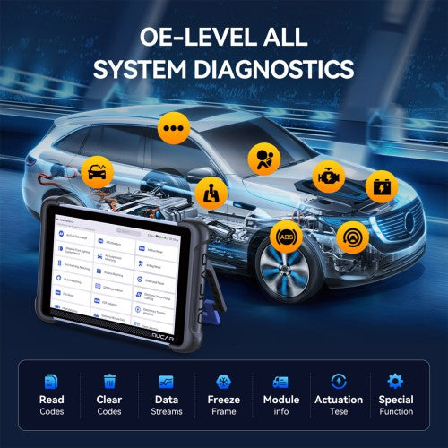 MUCAR 892BT Bidirectional AI OBD2 Diagnostic Scanner Full System Auto Repair Tool