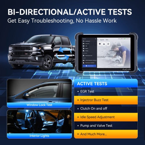 MUCAR 892BT Bidirectional AI OBD2 Diagnostic Scanner Full System Auto Repair Tool
