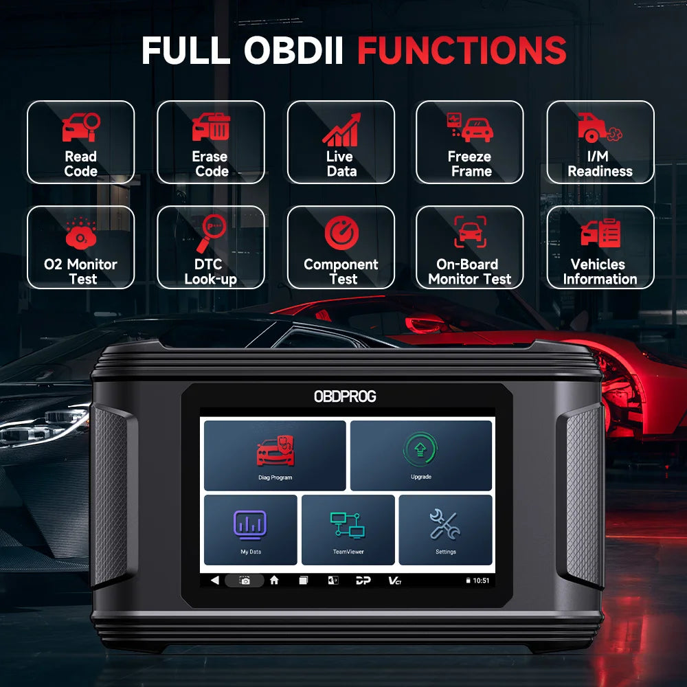 OBDPROG M500 Mileage Correction Tool With OBD Scanner Functions