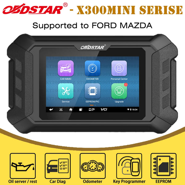 OBDSTAR X300 MINI Key Programmer For Ford Mazda Key Programming &Odometer Correction