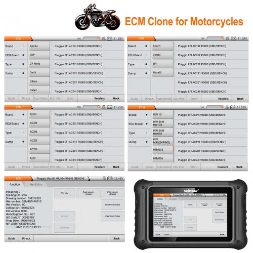 OBDSTAR DC706 Full version ECU TCM BCM ECU Tool for Car and Motorcycle