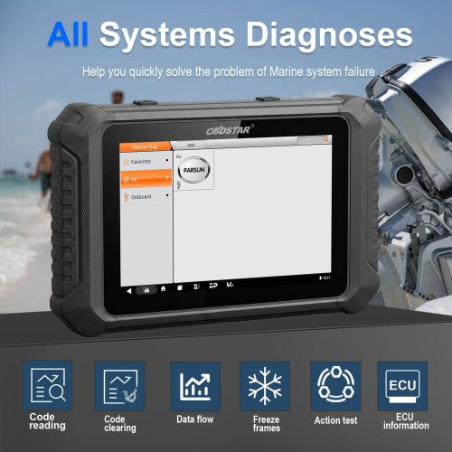 OBDSTAR MarineMaster A+B Version Marine Diagnostic Tool for Jet Ski & Outboard