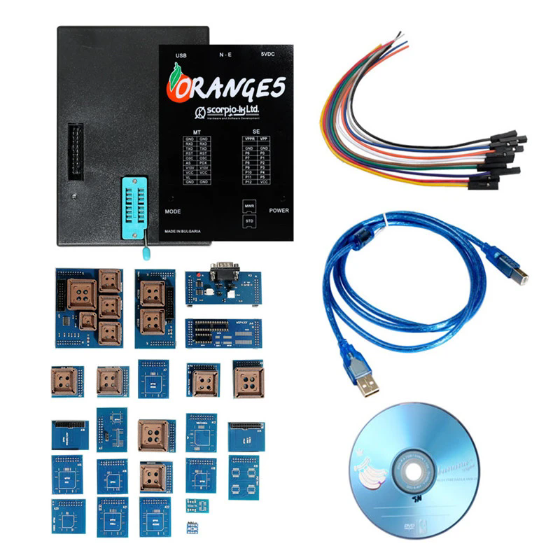 OEM Orange 5 Professional Programming Device With V1.34 Software & Full Adapters