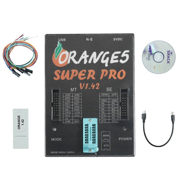 2024 OEM Orange5 Plus V1.42 Programmer With Full Adapter Enhanced Functions with USB Dongle