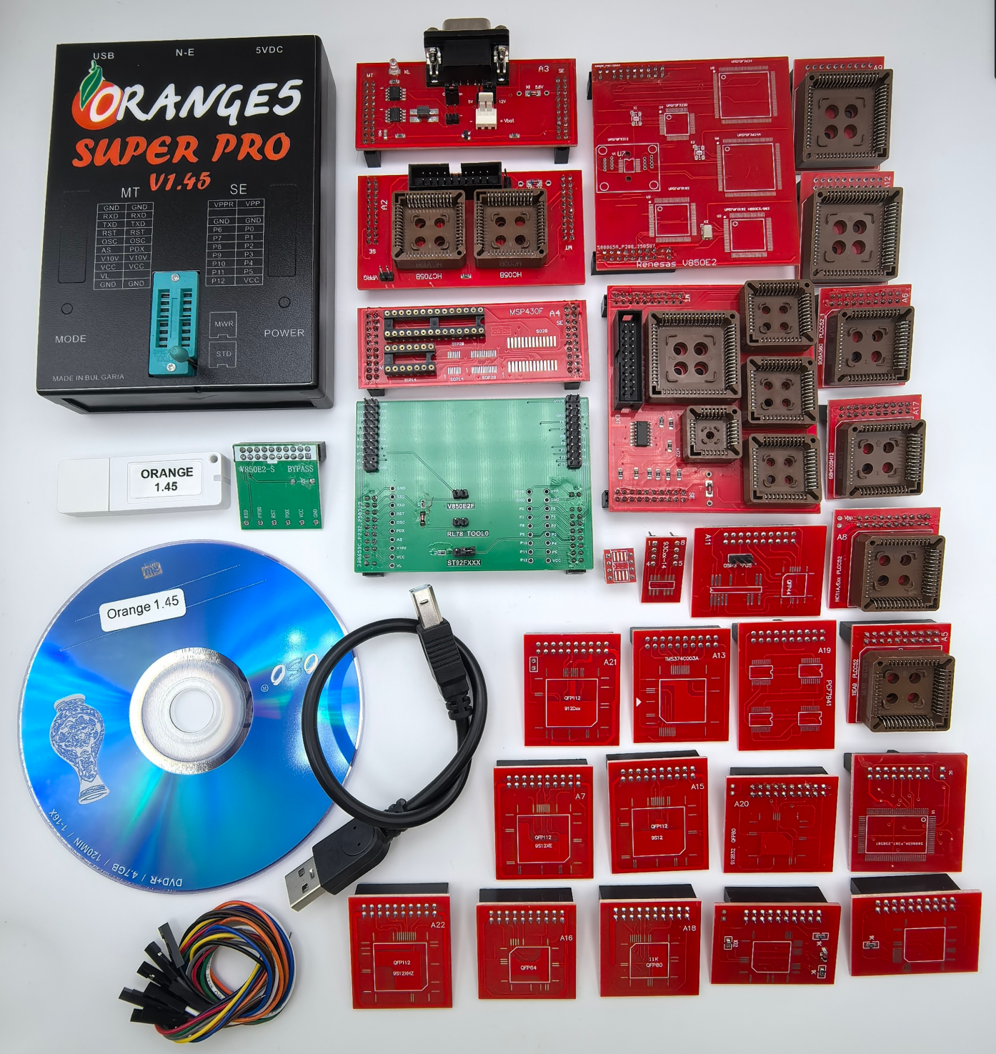 Orange5 Programmer Tool V1.45 Full Version ECU Programming Device Acti