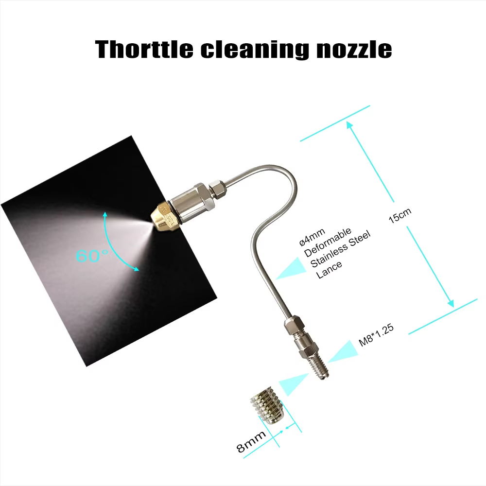Petrol Car Injector Cleaner GX100 For Petrol EFI Throttle Tools for Petrol Car