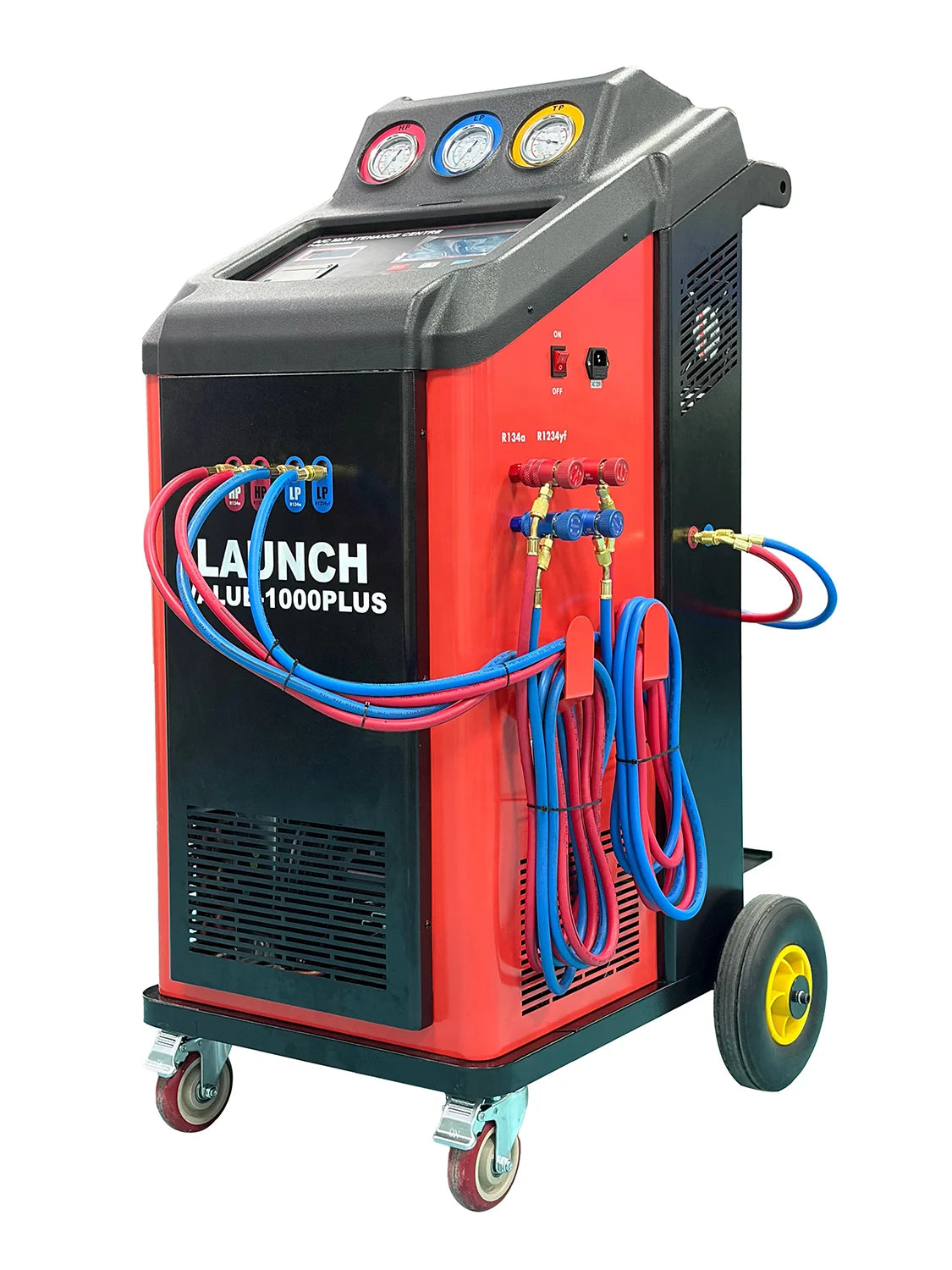 LAUNCH VALUE 1000 PLUS Fully Automatic Refrigerant Recovery Cleaning Filling Machine R134A R1234YF Silent Car Repair Tool