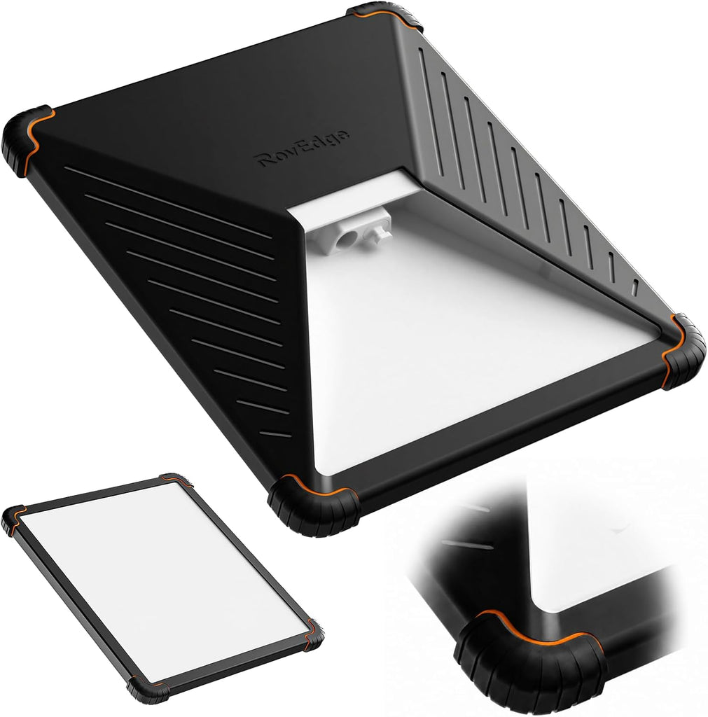 Starlink Mini Cover Case Liquid Silicone Protective Accessories for Starlink Mini Satellite Dish Reinforced Corner Protector with Heat Dissipation Vents Anti-Collision Case for RV Camping Outdoor