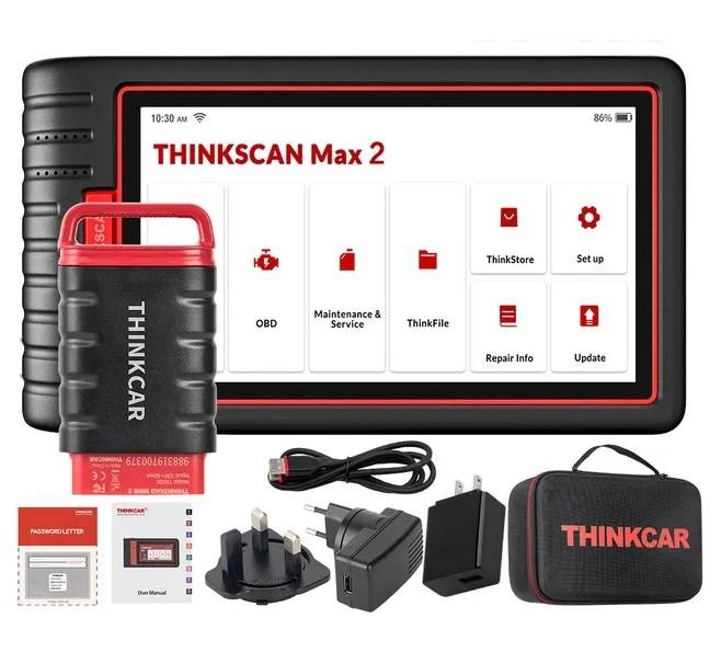 THINKCAR ThinkScan Max OBD2 Scanner Support All System Diagnostics ...