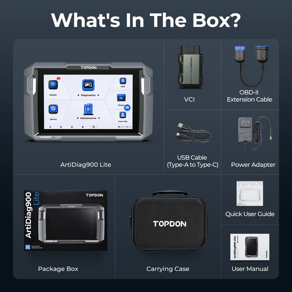TOPDON ArtiDiag900 Lite Full System Bi-Directional Diagnostic Scanner