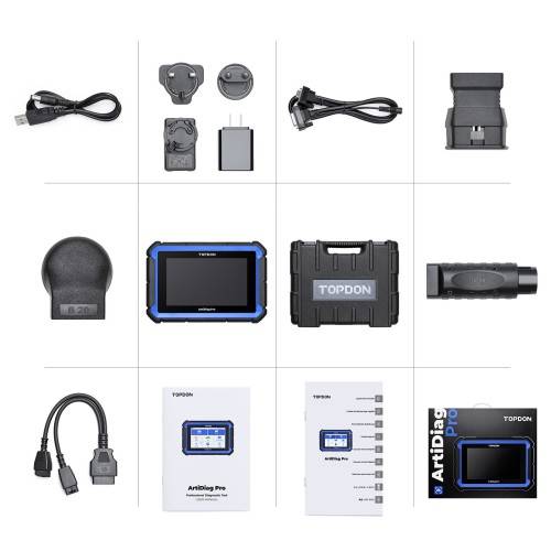 TOPDON ArtiDiag PRO Bidirectional OBD2 Scanner - All System Diagnostics & 35+ Services