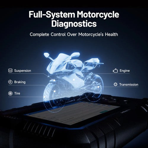 TOPDON Artidiag MOTO Motorcycle Diagnostic Tool Supports 15 Motorcycle Brands 1 year software upgrade