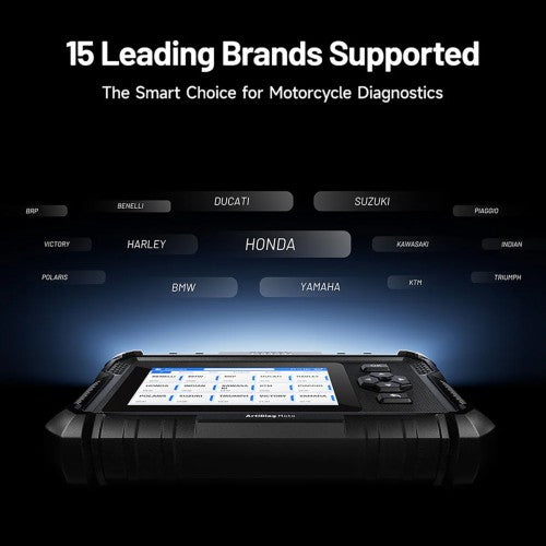 TOPDON Artidiag MOTO Motorcycle Diagnostic Tool Supports 15 Motorcycle Brands 1 year software upgrade