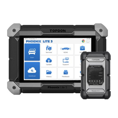 TOPDON Phoenix Lite 3 Bi-Directional Scan Tool All System Diagnostics ECU Online & Offline 2 Year Upgrade coding