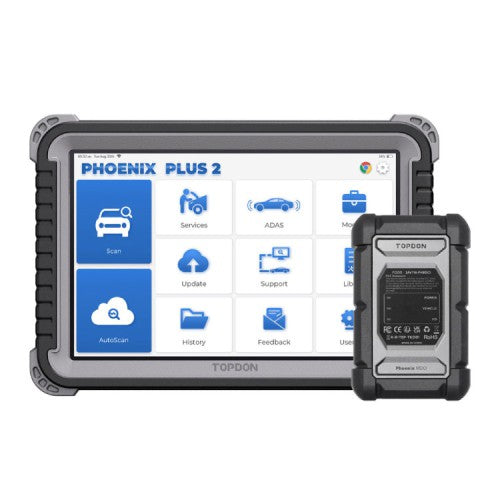 TOPDON Phoenix Plus 2 Full System Diagnostic Tool Supports Topology Map, ECU Coding, 42+ Service, FCA SGW AutoAuth