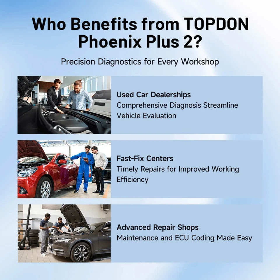 TOPDON Phoenix Plus 2 Full System Diagnostic Tool Supports Topology Map, ECU Coding, 42+ Service, FCA SGW AutoAuth
