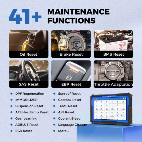 TOPDON Phoenix XLink Bi-Directional Diagnostic Tool Supports ECU Programming, ECU coding, 41 Services
