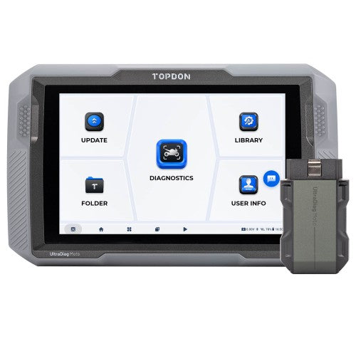 TOPDON Ultradiag MOTO Bluetooth Motorcycle Scan Tool For 80+ Brand Motorcycle 1 Year Free Update