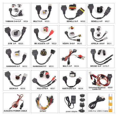 TOPDON Ultradiag MOTO Bluetooth Motorcycle Scan Tool For 80+ Brand Motorcycle 1 Year Free Update