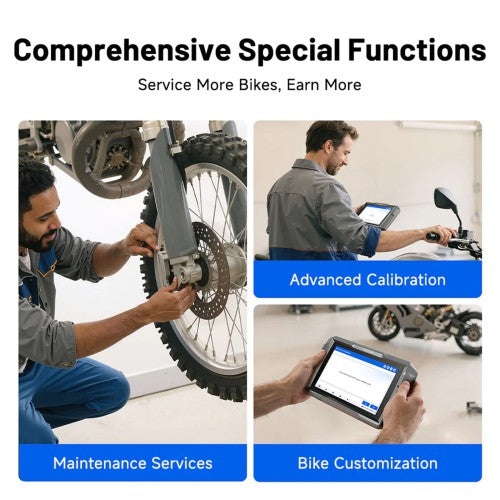 TOPDON Ultradiag MOTO Bluetooth Motorcycle Scan Tool For 80+ Brand Motorcycle 1 Year Free Update