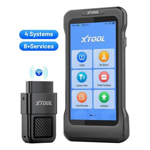 XTOOL TP300 All-in-One TPMS Service Diagnostic Tool with 4-System Diagnostics 8+ Service Functions