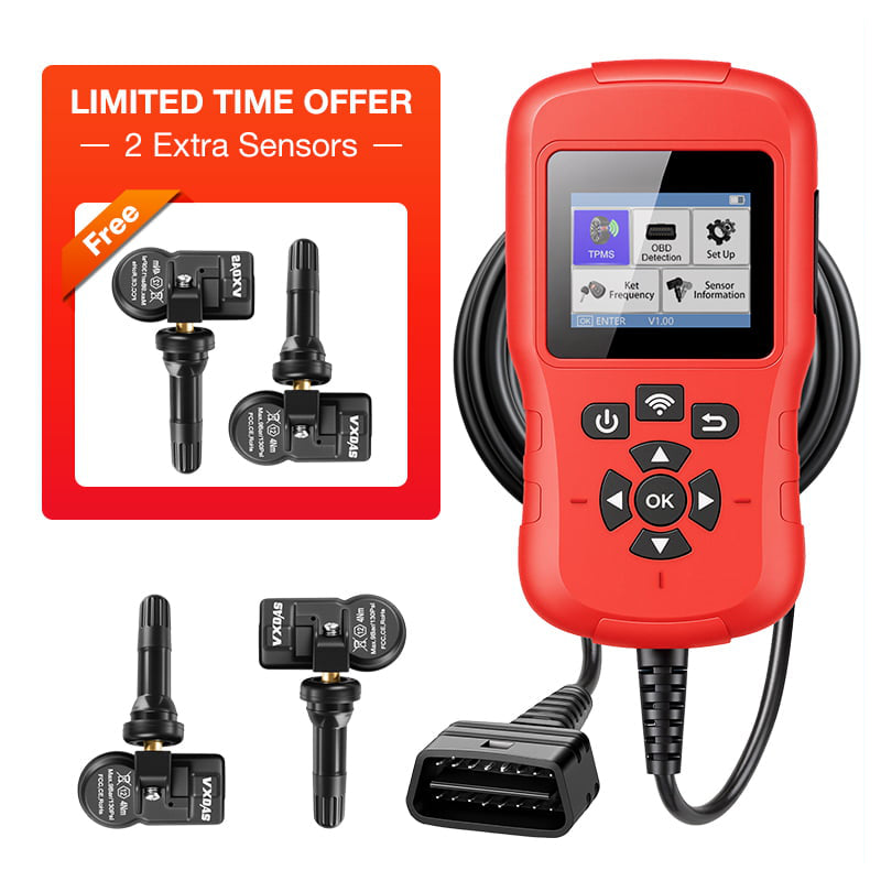 VXDAS TPMaster TPMS Programming Tool with Universal TPMS Sensor 315/433Mhz Dual Frequency