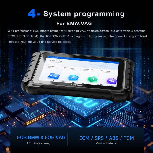 TOPDON ONE Plus Bi-directional Diagnostic Scanner