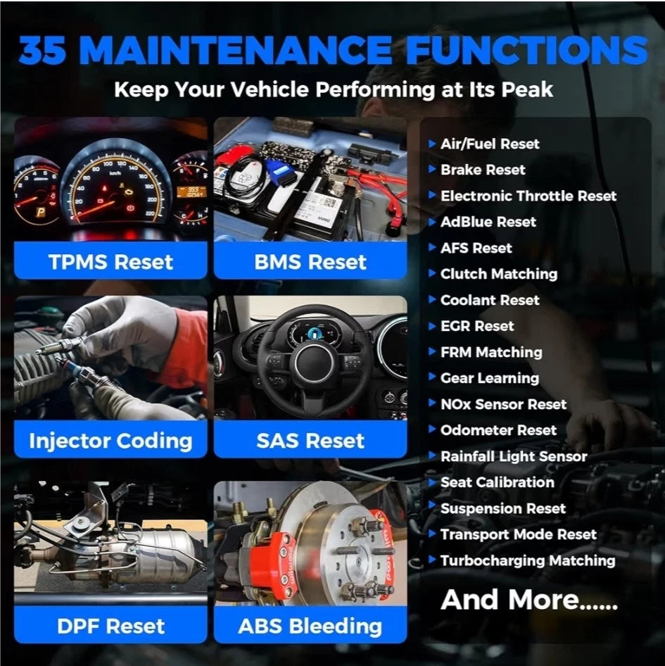 TOPDON Phoenix Lite 3 Bi-Directional Scan Tool All System Diagnostics ECU Online & Offline 2 Year Upgrade coding