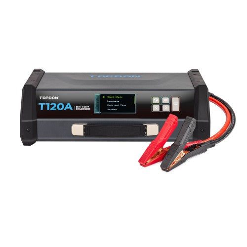 Topdon Tornado120000  Battery Charger, 120A Stable Programming Power Supply for 12V Vehicles