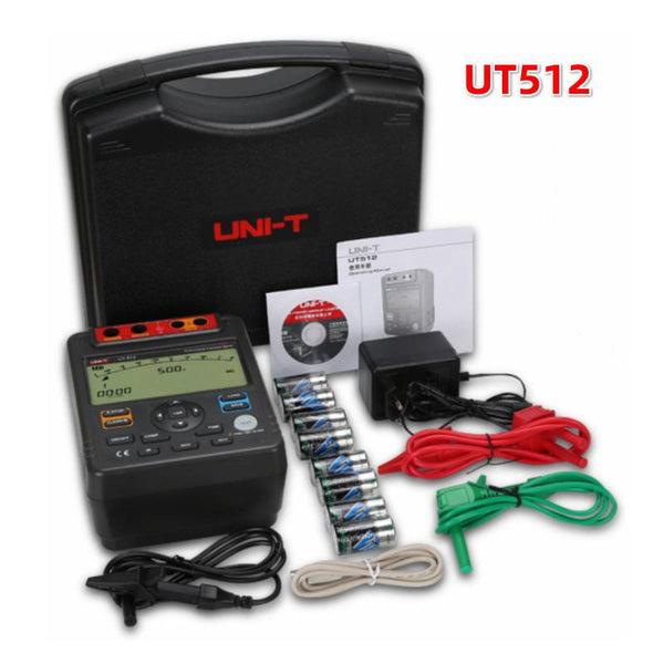 UNI-T UT511/512/513A Insulation Resistance Testers Meter Megohmmeter Voltmeter Auto Range Test