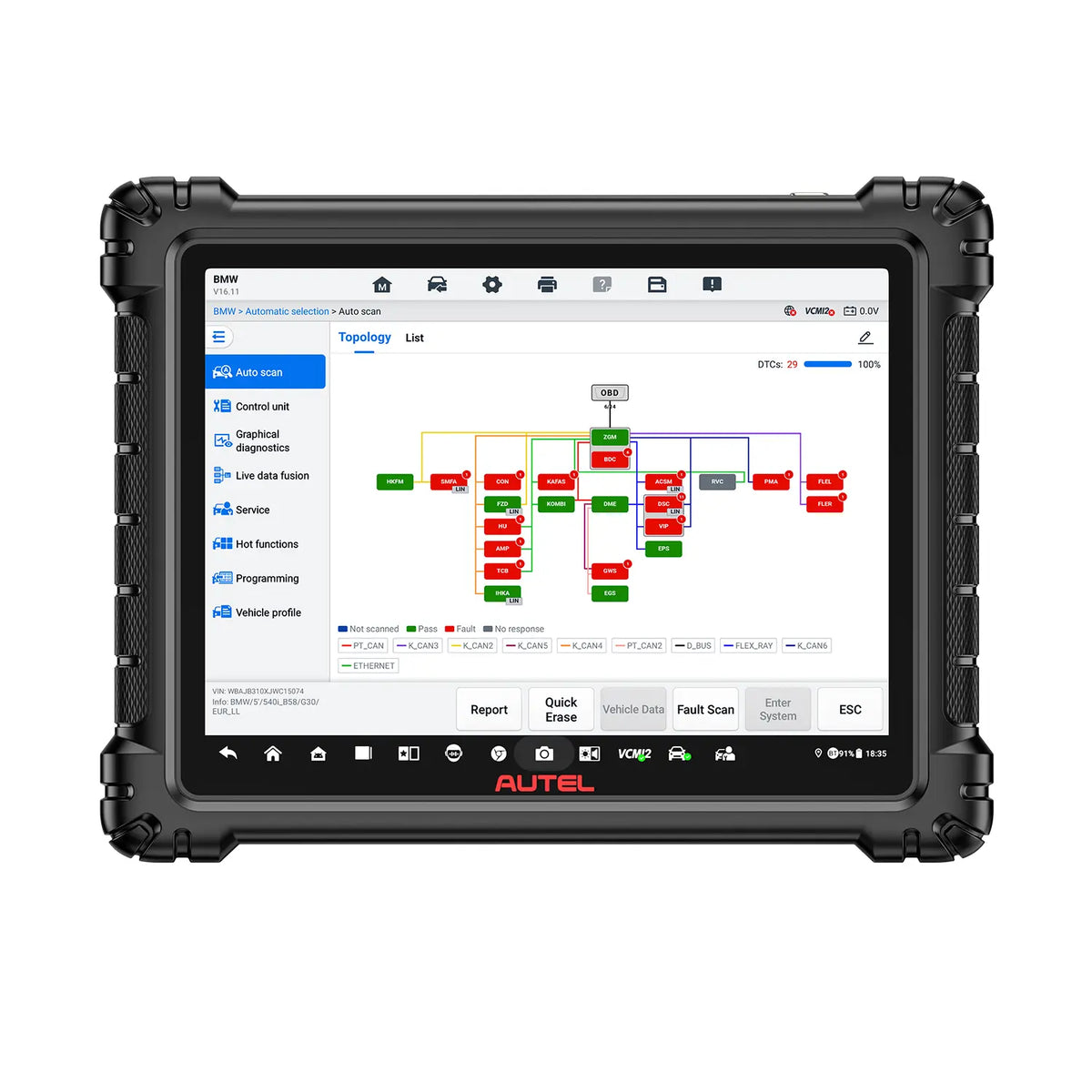 Autel MaxiSys Ultra S2 Diagnostic Scanner with VCMI2 MAX Assistant Advanced Testing etc