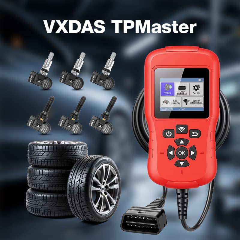 Tpms Programming Machine VXDAS TPMaster Universal TPMS Programming Tool & Tire Sensor replace ...