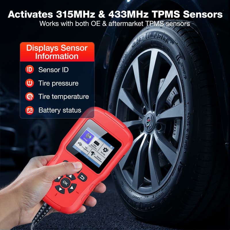 Tpms Programming Machine VXDAS TPMaster Universal TPMS Programming Tool & Tire Sensor replace ...