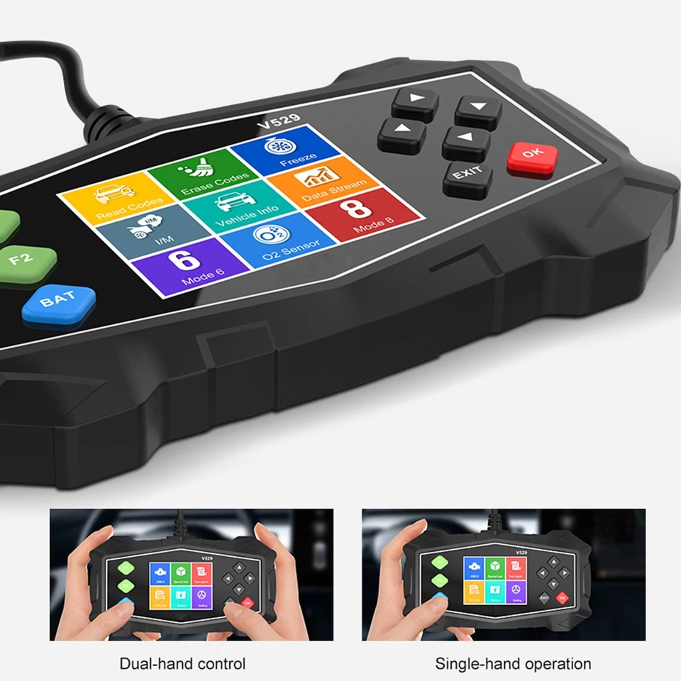 V529 OBD2 Scanner Automotive Fault Diagnostic Tool Check Engine