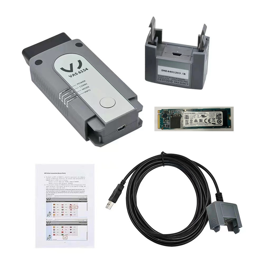 VAS 6154A DoIP OBD2 Scanner Original 1:1 For V-AG Diagnositc Tool CAN FD Till 2025