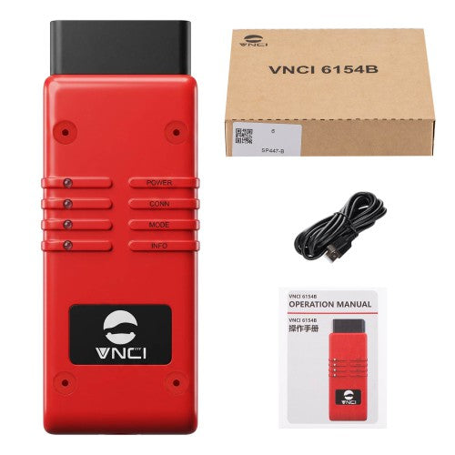 2026 VNCI 6154B Diagnostic Tool for VW Audi Compatible OEM Software and Driver Supports CAN FD DoIP