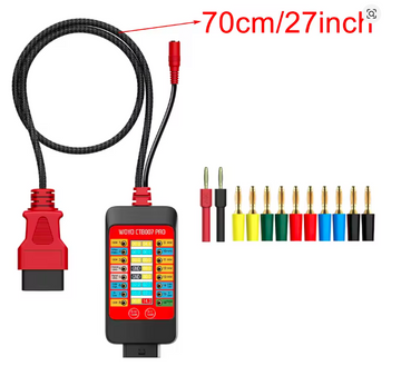 WOYO CTB007 PRO 12V/24V OBD2 Breakout Box - Professional ECU Test & CAN Tester