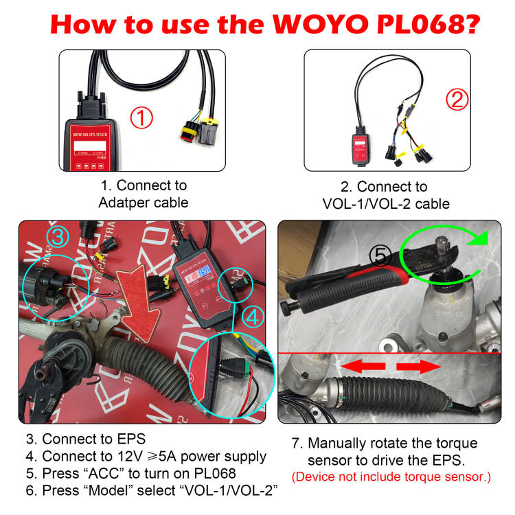 WOYO PL068 Volv-o EPS Tester