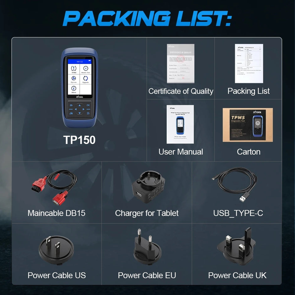 TPMS Tire Pressure Monitor System Sensor & Tools