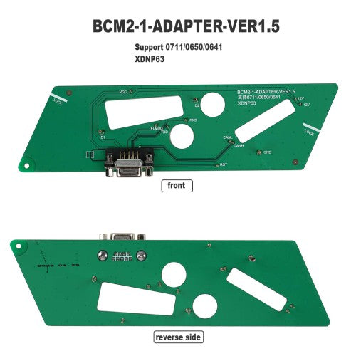 BCM2 A-udi Solder-Free Adapter for Add Key and All Key Lost Solution Work with Key Tool Plus Pad and VVDI2