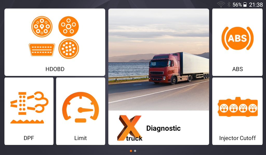 Xtruck HD19 Heavy Duty Diesel Truck Diagnostic Scanner - All-in-One Diagnostic Solution for Commercial Vehicles