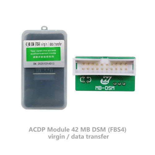Yanhua Mini ACDP Module 42 with License A106 for B-enz DSM (FBS4) Virgin and Data Transfer