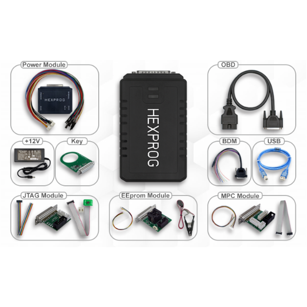 Microtronik NEW HexProg Programmer Device with BDM Function – VXDAS ...