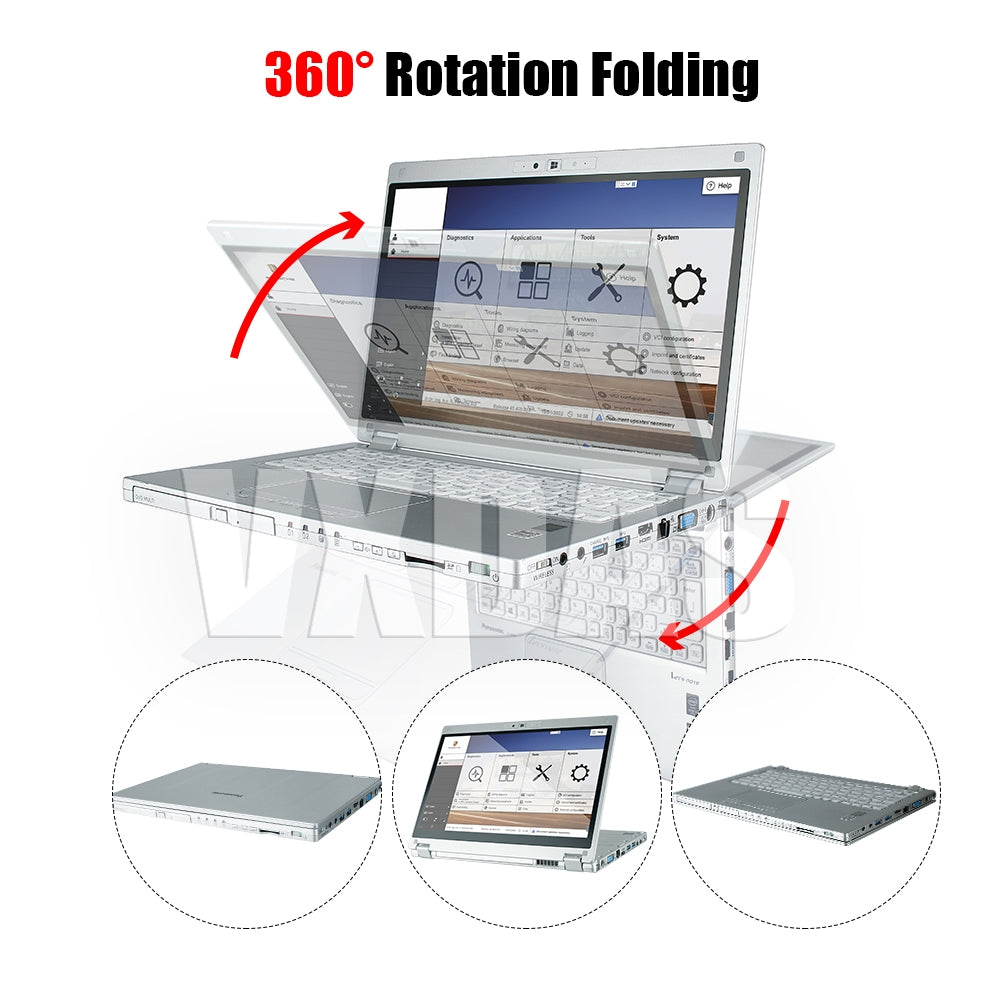 V42.8 Piwis 3 with Piwis 3 Software SSD on Panasonic CF-MX4 Laptop Ready To Use