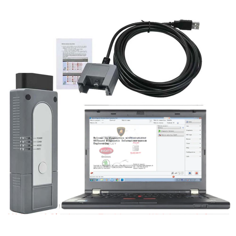 VAS 6154A DoIP OBD2 Scanner Original 1:1 For V-AG Diagnositc Tool CAN FD Till 2025