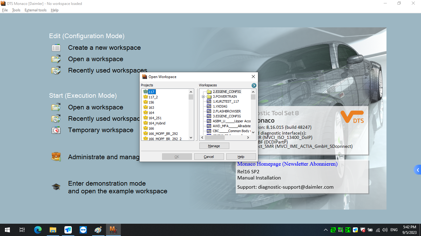 V2023.09 Star Diagnostic Software with Xentry/DAS/EPC/WIS/Vediamo/DTS Installed HDD/SSD