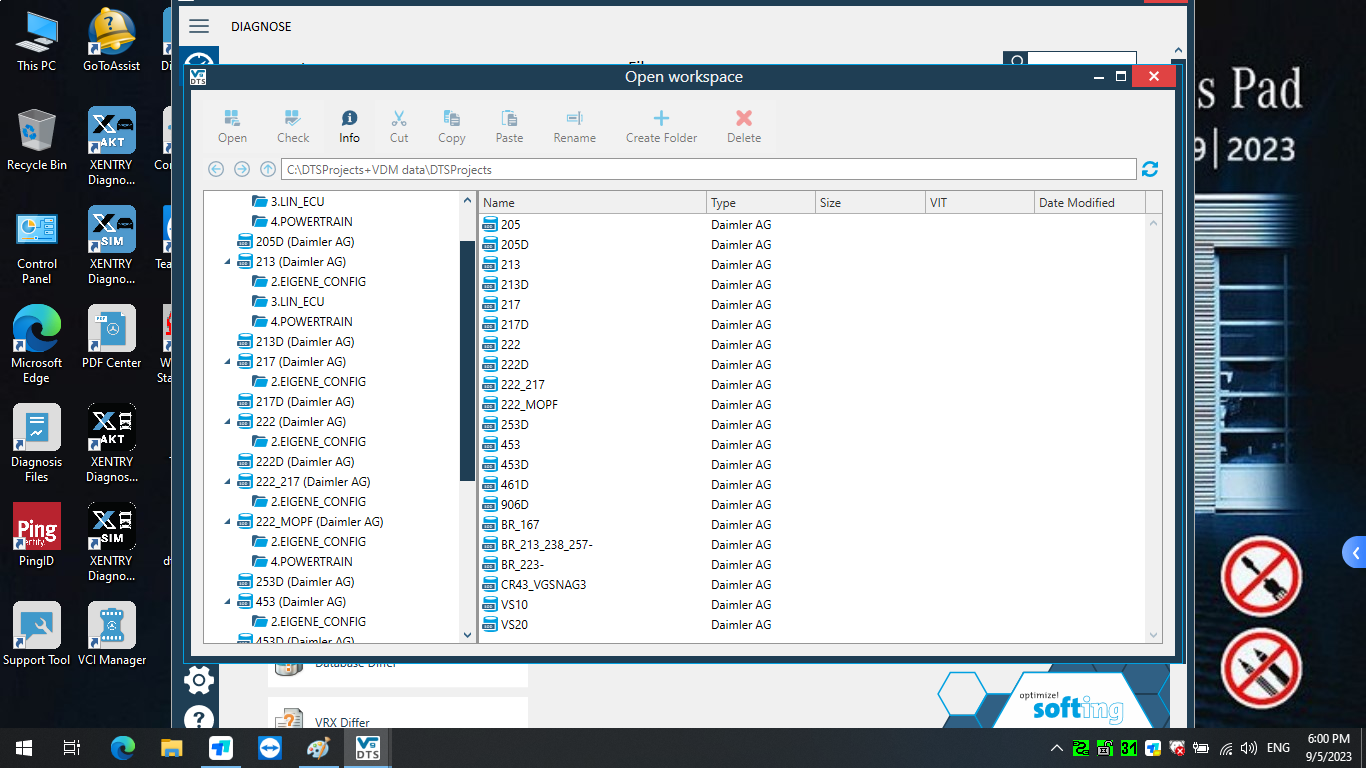 MB SD Connect C5 with Lenovo Laptop and V2023.09 Software 500G Full Set Ready to Use