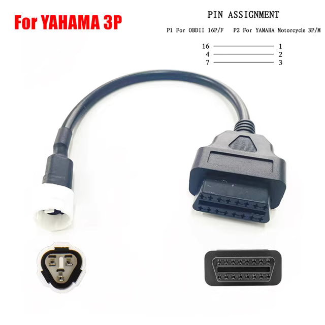 yamaha 3pin to OBD2 adapter